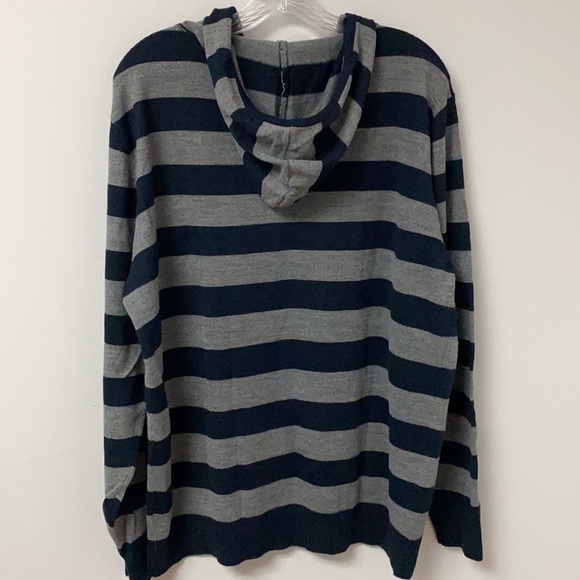 Paper Denim & Cloth Striped Hooded Sweater Size XL - Picture 7 of 11